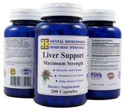 Mental Refreshment: Advanced Liver Support – Maximum Strength w/ Milk Thistle (200 Caps) 24