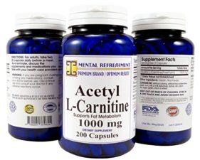 Acetyl L-Carnitine: 1000 mg 200 Capsules (1 Bottle) 78