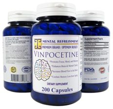 Mental Refreshment: Vinpocetine – 30 mg, 200 Capsules 84
