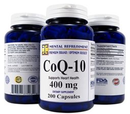 Mental Refreshment: Pure CoQ10 400Mg 200 Capsules 36