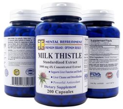 Milk Thistle 4x Concentrate: 1000mg equiv 200 Caps 138